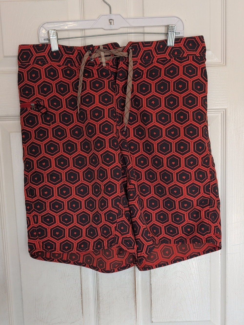 Mens Patagonia Swim Board Shorts Orange Nylon 34